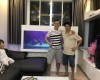Hồ cá rồng 1m8 lắp đặt tại  nhà anh Cọp Biên Hoà